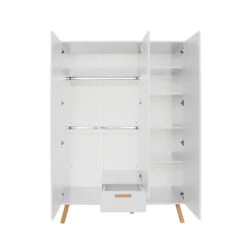 Hioshop Kleerkast MatsBaby - Wit -RoomStyle Verkoopwinkel 1000091193 0101