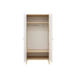 ToiToiKids Jort 2-deurskast - Wit/Naturel 7 ToiToiKids Jort 2-deurskast - Wit/Naturel -RoomStyle Verkoopwinkel 1000092484 0101