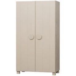 WOOOD 2-Drs Kast Noah - Grenen - Dust - 200x110x55