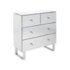 Beliani Commode NESLE - Zilver Glas 1 Beliani Commode NESLE - Zilver Glas -RoomStyle Verkoopwinkel 1000093836