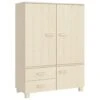 VidaXL Kledingkast HAMAR 99x45x137 Cm Massief Grenenhout Honingbruin 2 VidaXL Kledingkast HAMAR 99x45x137 Cm Massief Grenenhout Honingbruin -RoomStyle Verkoopwinkel 1000094061
