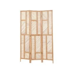 Beliani Kamerscherm LAMEZIA - Natuurlijk Rotan