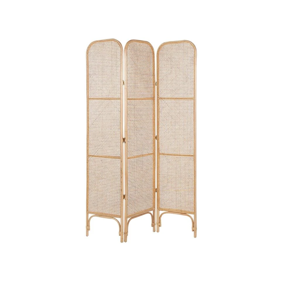 Beliani Kamerscherm POTENZA - Natuurlijk Rotan 3 Beliani Kamerscherm POTENZA - Natuurlijk Rotan