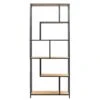 Boekenkast Jaxx - Zwart/naturel - 185x77x35 Cm 2 Boekenkast Jaxx - Zwart/naturel - 185x77x35 Cm -RoomStyle Verkoopwinkel 10600665
