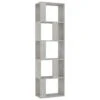 VidaXL Boekenkast/kamerscherm 45x24x159 Cm Bewerkt Hout Betongrijs -RoomStyle Verkoopwinkel 1104721150