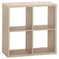 Boekenkast Parijs 2 - Eikenkleur - 73x73x33 Cm -RoomStyle Verkoopwinkel 11600705 0300