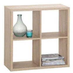 Boekenkast Parijs 2 - Eikenkleur - 73x73x33 Cm -RoomStyle Verkoopwinkel 11600705 0330