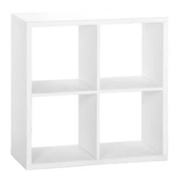 Boekenkast Parijs 2 - Wit - 73x73x33 Cm -RoomStyle Verkoopwinkel 11600706 0300