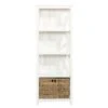 Boekenkast Valerie - Off-white - 160x60x35 Cm