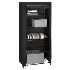 Garderobekast Leuven - Antraciet - 168x75x45 Cm -RoomStyle Verkoopwinkel 11900032 0330