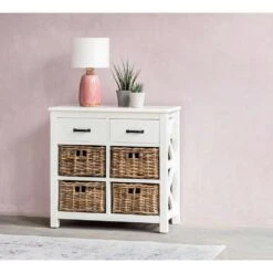 Ladekast Valerie 6 Lades - Off-white - 68x70x33 Cm -RoomStyle Verkoopwinkel 11900788 1001