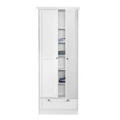 Legkast Vera 2-deurs - Wit - 200x80x39 Cm -RoomStyle Verkoopwinkel 11901180 0141