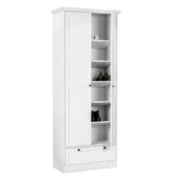 Legkast Vera 2-deurs - Wit - 200x80x39 Cm -RoomStyle Verkoopwinkel 11901180 0330