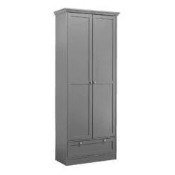 Legkast Vera 2-deurs - Antraciet - 200x80x39 Cm -RoomStyle Verkoopwinkel 11901380 0300