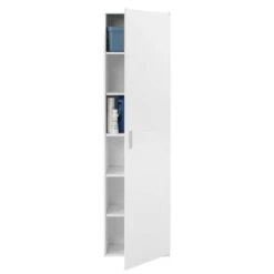 Kast Inca - Wit - 184x50x34,5 Cm -RoomStyle Verkoopwinkel 11901700 0141