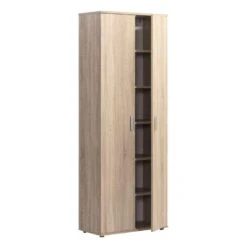 Kast Inca 2-deurs - Eikenkleur - 184x70x34,5 Cm -RoomStyle Verkoopwinkel 11901725 0330