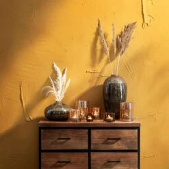 Ladekast Gijs - Naturel/zwart - 74,5x85x40 Cm -RoomStyle Verkoopwinkel 11927308 1013