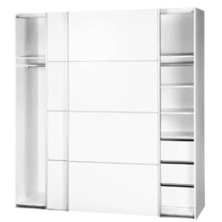 Schuifdeurkast Verona - Wit - 200x182x64 Cm -RoomStyle Verkoopwinkel 12401270 0221