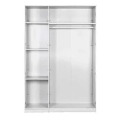 Kledingkast Bergen 3-deurs - Wit - 219x147x59,5 Cm 8 Kledingkast Bergen 3-deurs - Wit - 219x147x59,5 Cm -RoomStyle Verkoopwinkel 12402750 0220
