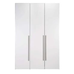 Kledingkast Bergen 3-deurs - Wit - 219x147x59,5 Cm