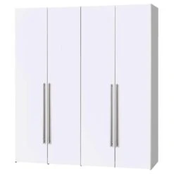 Kledingkast Bergen 4-deurs - Wit - 219x196x59,5 Cm 7 Kledingkast Bergen 4-deurs - Wit - 219x196x59,5 Cm -RoomStyle Verkoopwinkel 12402760 0300