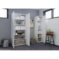 Kledingkast Space 1-deurs - Wit - 175,4x39,4x41,5 Cm -RoomStyle Verkoopwinkel 12402879 9053