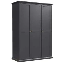 Kledingkast Amber - Antraciet - 201x139x61 Cm 7 Kledingkast Amber - Antraciet - 201x139x61 Cm -RoomStyle Verkoopwinkel 12403205 0300