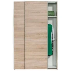 Schuifdeurkast Calais - Eikenkleur - 195,5x125x38 Cm -RoomStyle Verkoopwinkel 12403750 0140