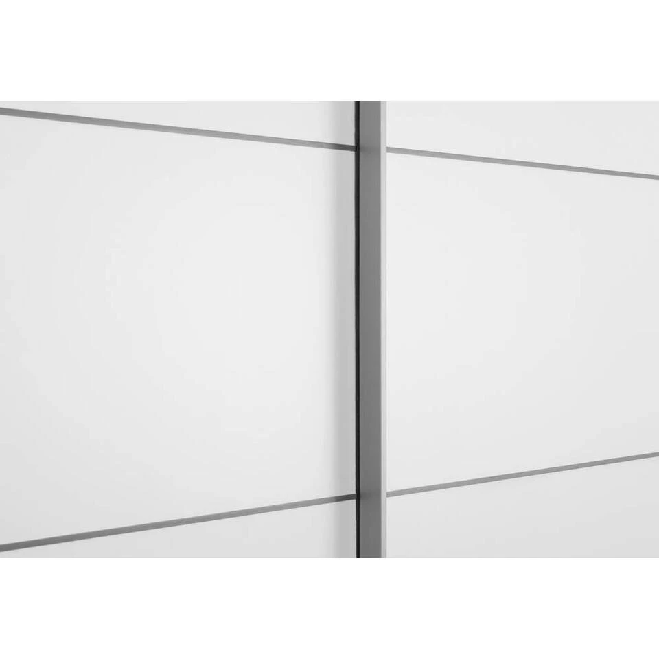 Schuifdeurkast Verona XL - Wit - 200,4x242,7x59 Cm 6 Schuifdeurkast Verona XL - Wit - 200,4x242,7x59 Cm - Afbeelding 4