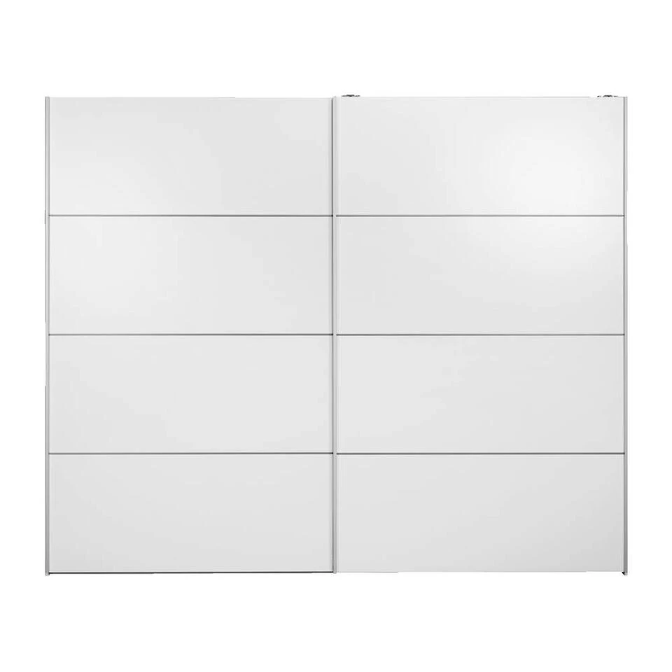Schuifdeurkast Verona XL - Wit - 200,4x242,7x59 Cm 3 Schuifdeurkast Verona XL - Wit - 200,4x242,7x59 Cm
