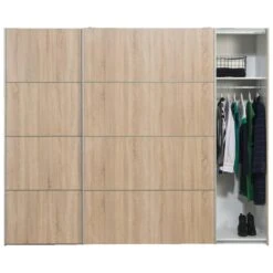 Schuifdeurkast Verona XL - Eikenkleur - 200,4x242,7x59 Cm 8 Schuifdeurkast Verona XL - Eikenkleur - 200,4x242,7x59 Cm -RoomStyle Verkoopwinkel 12403790 0140