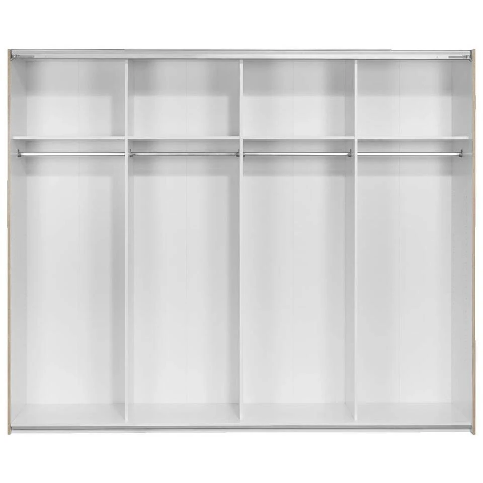 Schuifdeurkast Verona XL - Eikenkleur - 200,4x242,7x59 Cm 6 Schuifdeurkast Verona XL - Eikenkleur - 200,4x242,7x59 Cm - Afbeelding 4