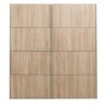 Schuifdeurkast Verona - Eikenkleur - 200x182x64 Cm 2 Schuifdeurkast Verona - Eikenkleur - 200x182x64 Cm -RoomStyle Verkoopwinkel 12403795