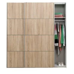 Schuifdeurkast Verona Wit - Eikenkleur - 200x182x64 Cm 7 Schuifdeurkast Verona Wit - Eikenkleur - 200x182x64 Cm -RoomStyle Verkoopwinkel 12403800 0140