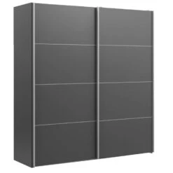 Schuifdeurkast Verona Antraciet - Antraciet - 200x182x64 Cm -RoomStyle Verkoopwinkel 12403810 0300