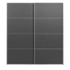 Schuifdeurkast Verona Antraciet - Antraciet - 200x182x64 Cm -RoomStyle Verkoopwinkel 12403810