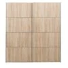 Schuifdeurkast Verona Antraciet - Eikenkleur - 200x182x64 Cm 2 Schuifdeurkast Verona Antraciet - Eikenkleur - 200x182x64 Cm -RoomStyle Verkoopwinkel 12403820