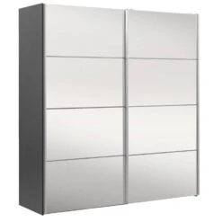 Schuifdeurkast Verona Antracietgrijs/spiegel - 200x182x64 Cm 8 Schuifdeurkast Verona Antracietgrijs/spiegel - 200x182x64 Cm -RoomStyle Verkoopwinkel 12403870 0300