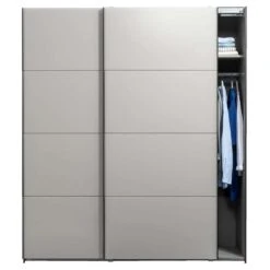 Schuifdeurkast Dallas Antraciet/grijs Softclose - 210x180x65 Cm 7 Schuifdeurkast Dallas Antraciet/grijs Softclose - 210x180x65 Cm -RoomStyle Verkoopwinkel 12403960 0140