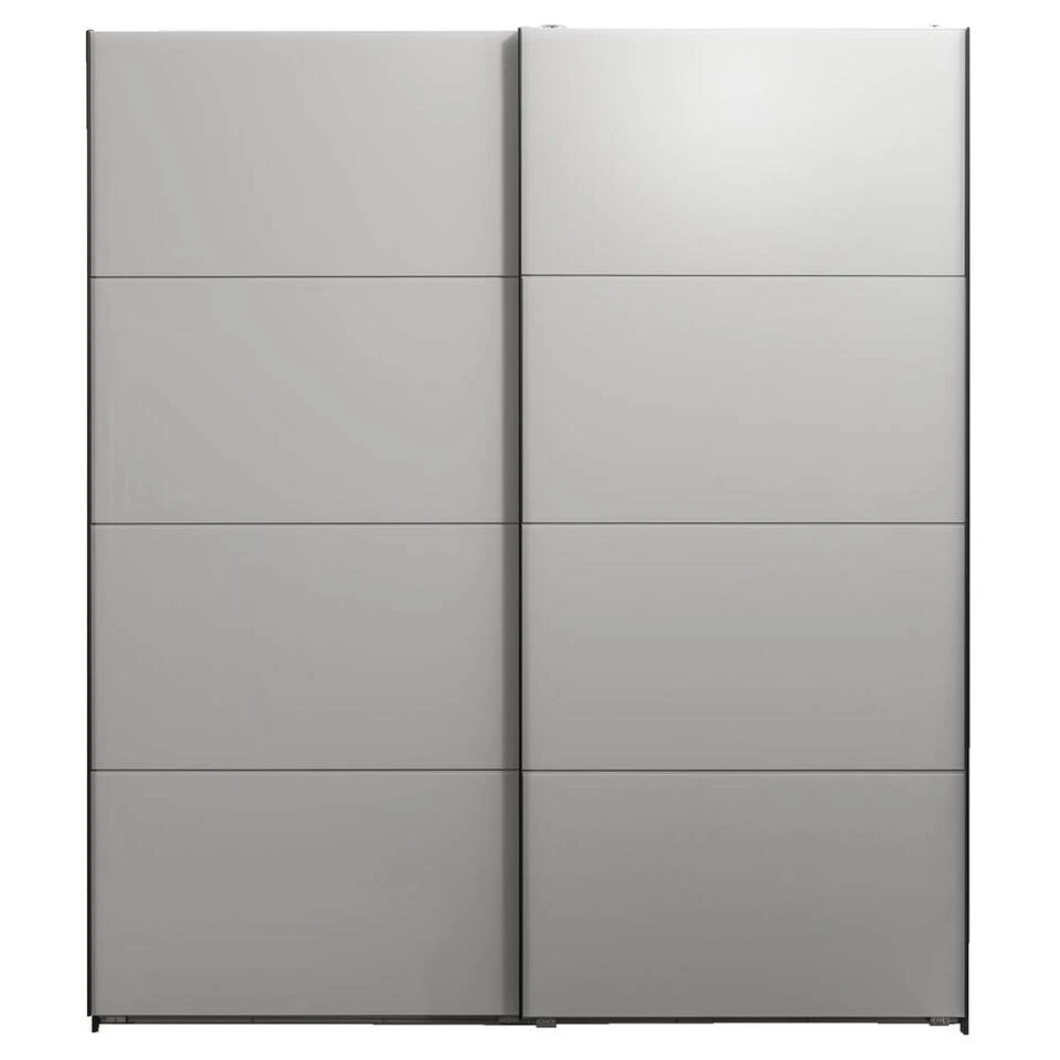 Schuifdeurkast Dallas Antraciet/grijs Softclose - 210x180x65 Cm 3 Schuifdeurkast Dallas Antraciet/grijs Softclose - 210x180x65 Cm