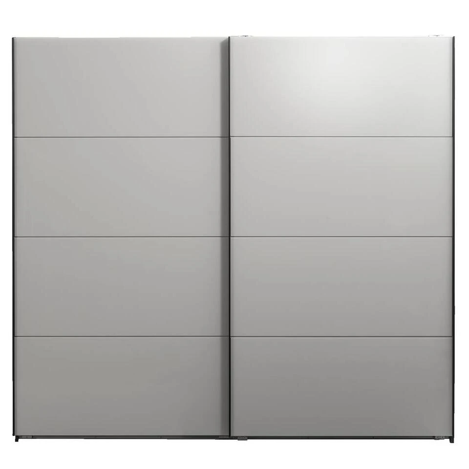 Schuifdeurkast Dallas Antraciet/grijs Softclose - 210x225x65 Cm 3 Schuifdeurkast Dallas Antraciet/grijs Softclose - 210x225x65 Cm