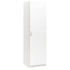 Kledingkast Varia 1-deurs - Wit - 175x49x50 Cm -RoomStyle Verkoopwinkel 12404020 0300