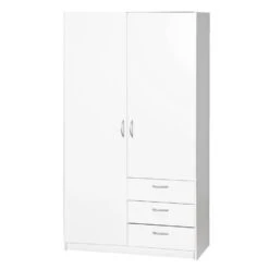 Kledingkast Varia 2-deurs - Wit - 175x97x50 Cm 7 Kledingkast Varia 2-deurs - Wit - 175x97x50 Cm -RoomStyle Verkoopwinkel 12404025 0303