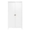 Kledingkast Madeira 2-deurs - Wit - 199x102x58 Cm -RoomStyle Verkoopwinkel 12404100