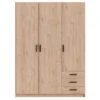 Kledingkast Sprint 3-deurs - Eikenkleur - 200x147x50 Cm 2 Kledingkast Sprint 3-deurs - Eikenkleur - 200x147x50 Cm -RoomStyle Verkoopwinkel 12404225