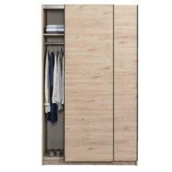 Schuifdeurkast Genua - Eikenkleur - 204x122x60 Cm -RoomStyle Verkoopwinkel 12404280 0140