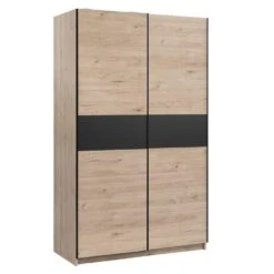 Schuifdeurkast Genua - Eikenkleur/antraciet - 204x122x60 Cm 8 Schuifdeurkast Genua - Eikenkleur/antraciet - 204x122x60 Cm -RoomStyle Verkoopwinkel 12404295 0300