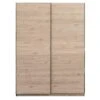 Schuifdeurkast Genua - Eikenkleur - 204x150x60 Cm -RoomStyle Verkoopwinkel 12404355