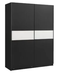 Schuifdeurkast Genua - Antraciet/wit - 204x150x60 Cm 8 Schuifdeurkast Genua - Antraciet/wit - 204x150x60 Cm -RoomStyle Verkoopwinkel 12404385 0300