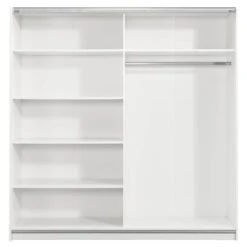 Schuifdeurkast Genua - Wit - 204x200x60 Cm 8 Schuifdeurkast Genua - Wit - 204x200x60 Cm -RoomStyle Verkoopwinkel 12404410 0221